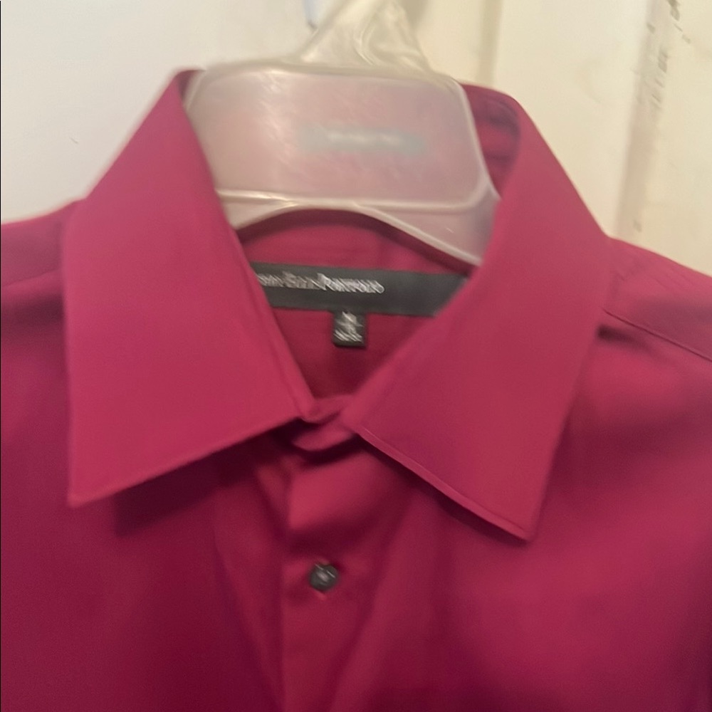 Men's Red Dress Shirt